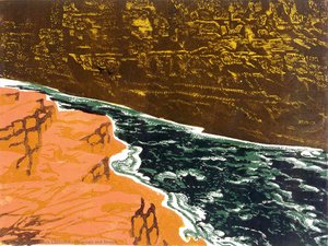 Mountain And Stream — Louis Lozowick