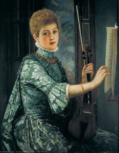 The Violinist — George Adolphus Storey