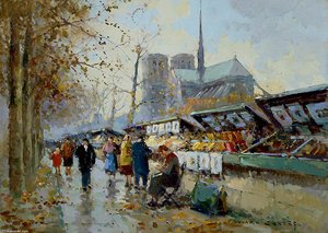 Bouquinistes — Edouard Cortès