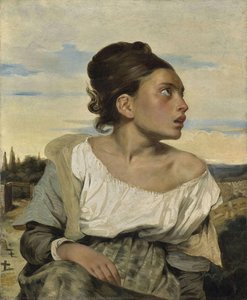 Orphan Girl At The Cemetery — Eugène Delacroix, Romantic Movement