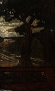 Tree, Idylls Of The King (right Panel) — Dame Laura Knight