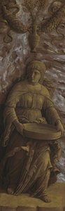 The Vestal Virgin Tuccia With A Sieve — Andrea Mantegna