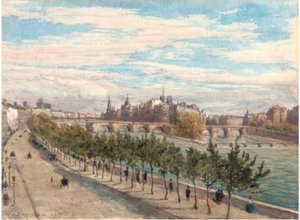 The Banks Of The Seine — Henri-joseph Harpignies