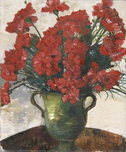 Red Carnations — Caroline Byng Lucas