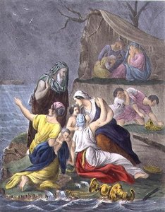 The Flood, From A Bible Printed By Edward Gover — Siegfried Detler Bendixen