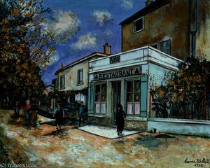 Restaurant Bibet À Saint Bernard — Maurice Utrillo