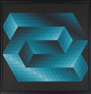 Composition Verte — Victor Vasarely