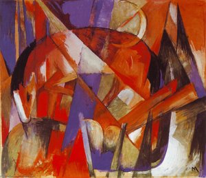 Fabulous Beast Ii — Franz Marc, Cubism
