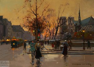 Quai De Montebello, Notre Dame — Edouard Cortès