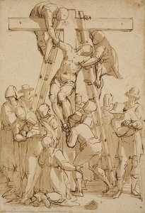 The Descent From The Cross — Luca Cambiaso, Baroque