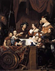 The De Bray Family (the Banquet Of Antony And Cleopatra) — Jan De Bray, Dutch Golden Age