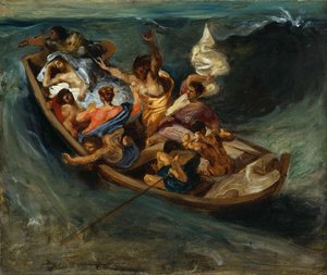 Christ On The Sea Of Galilee — Eugène Delacroix
