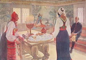 A Miner's Home — Carl Larsson
