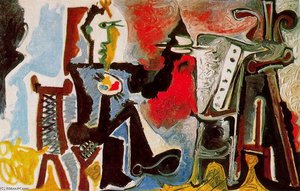 The Painter And His Model 25 — Pablo Picasso