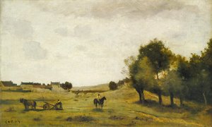 View Near Epernon — Jean-baptiste-camille Corot