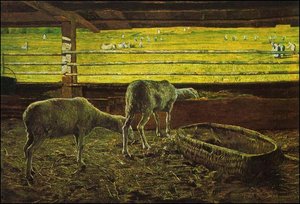 Contrasto Di Luce — Giovanni Segantini