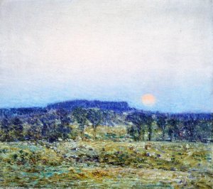 September Moonrise — Frederick Childe Hassam