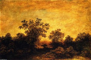 Indian Encampment At Twilight — Ralph Albert Blakelock