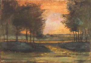 The Landscape In Drenthe — Vincent Willem Van Gogh, Impressionistic Realism