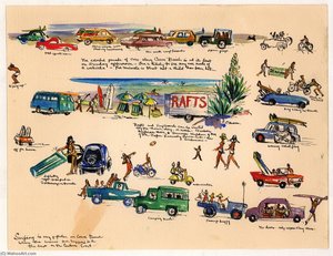 The Colorful Parade Of Cars Along Cocoa Beach — Chrystal Jackson