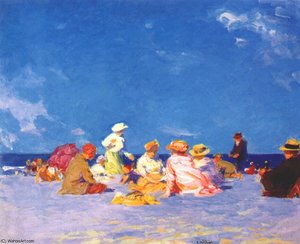 Afternoon Fun — Edward Henry Potthast, Impressionism