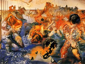 Dalí Tuna Fishing, Oil On Canvas, Foundation Paul R — Salvador Dalí