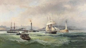 Harbour Entrance, Sunderland — Robert Ernest Roe