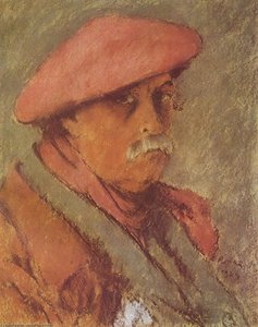 Self-portrait With Red Beret — József Rippl-rónai