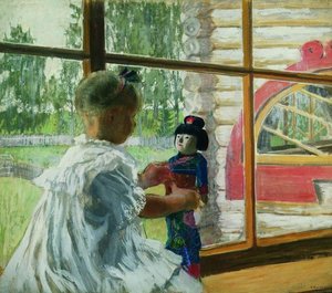 Japanese Doll — Boris Mikhailovich Kustodiev