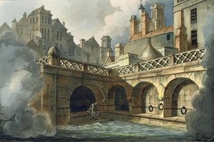 Inside Of Queen's Bath — John Claude Nattes
