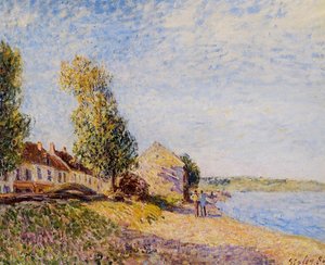 Saint Mammes — Alfred Sisley, Impressionist Landscape