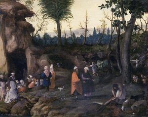 Landscape With Nomads — Cornelis Van Dalem