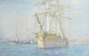 Off Falmouth — Henry Scott Tuke