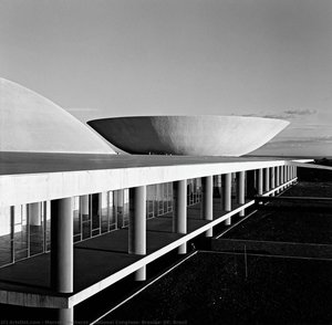 National Congress, Brasília, Df. Brazil — Marcel Gautherot, Modernist Architecture