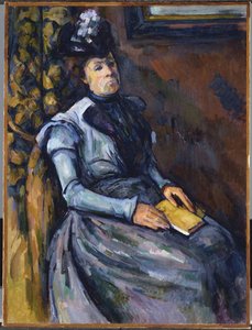 Seated Woman In Blue — Paul Cézanne, Post-impressionism