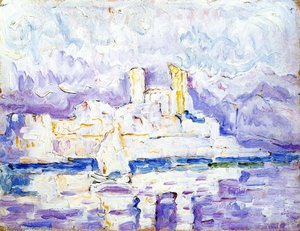 Morning Mist, Antibes — Paul Signac