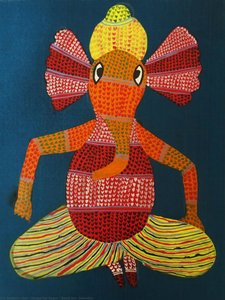 Gond Art: Ganesha — Durga Bai Vyam