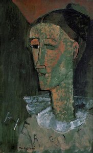 Pierrot (also Known As Self Portrait As Pierrot) — Amedeo Clemente Modigliani