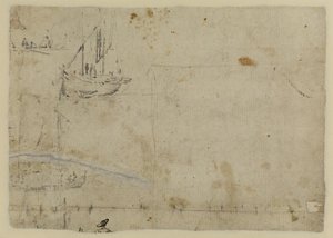 Studies Of Ships (verso) — Francesco Lazzaro Guardi