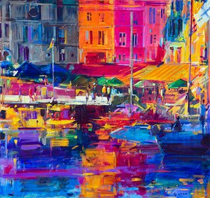 Honfleur Harbour — Peter Graham Li