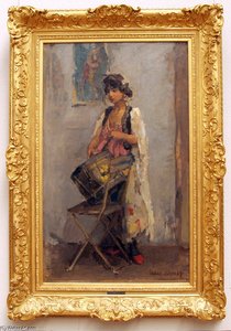 Trommelslaagster — Isaac Lazarus Israels