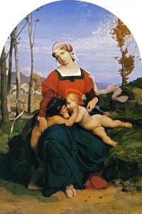 The Virgin, The Infant Jesus, And Saint John — Jean-léon Gérôme