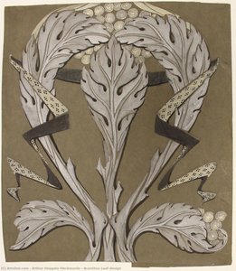 Acanthus Leaf Design — Arthur Heygate Mackmurdo