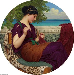 Far Away Thoughts — R.b.a John William Godward