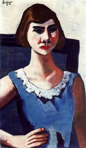 Quappi In Blue — Max Beckmann