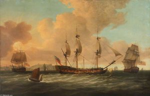 The East Indiaman 'pitt' And Other Vessels — Dominic Serres
