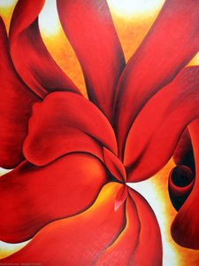 Red Cannas — Georgia O'keeffe