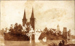 The Oostpoort (east Gate) At Delft — Jan De Bisschop