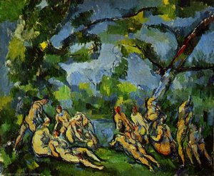 Bathers (8) — Paul Cézanne, Post-impressionism