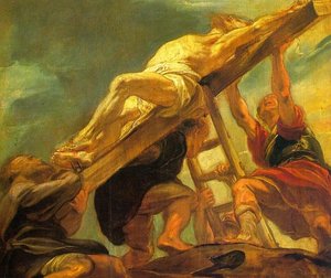 The Raising Of The Cross — Peter Paul Rubens